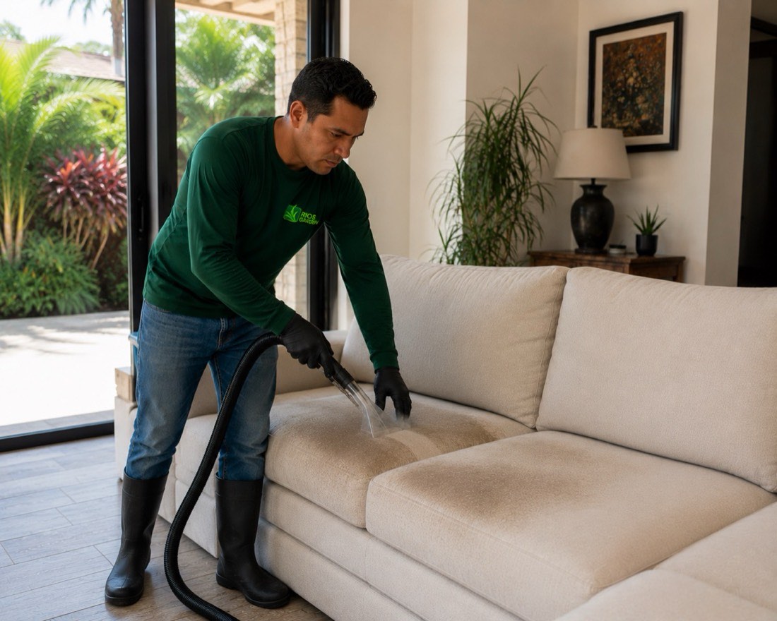 Limpieza y desinfección de muebles y tapicería Rios Garden